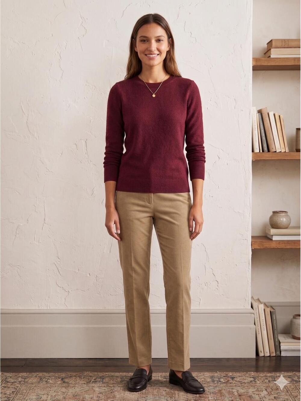 J.Crew Mercantile Cotton-Wool Blend Crewneck Sweater – Small